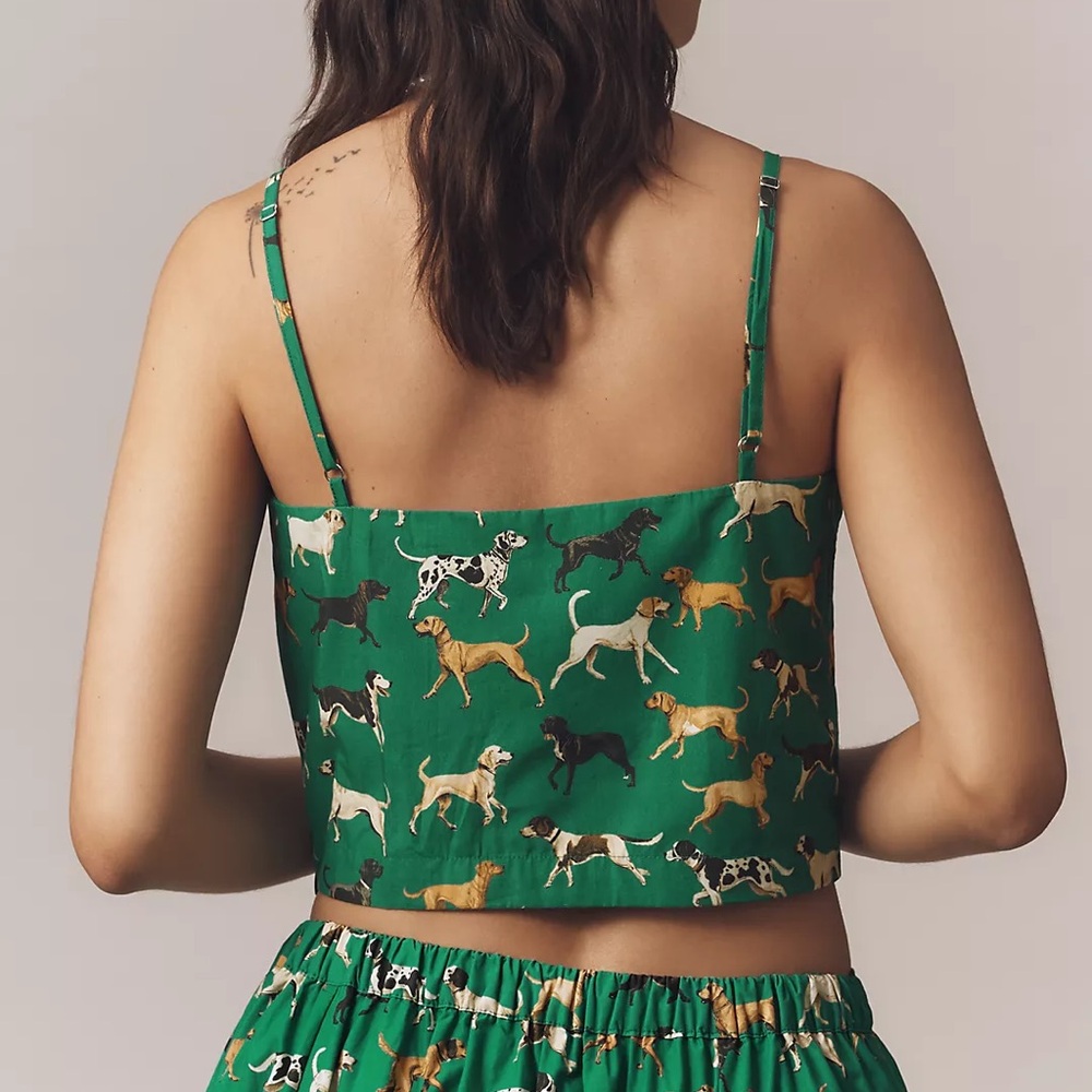 Maeve Straight-Neck Crop Tank - Picture 3 of 4
